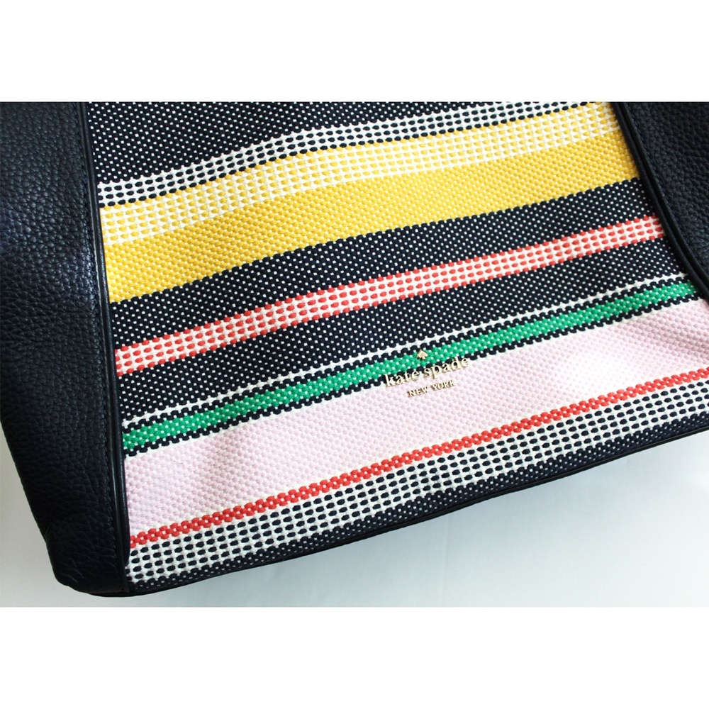 Authentic Kate Spade Jackson boardwalk stripe shoulder bag - Picture 9 of 10
